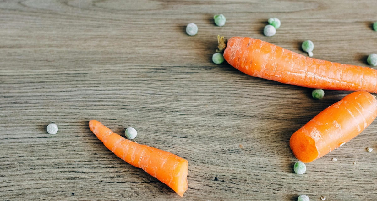 A nice bowl of peas and carrots